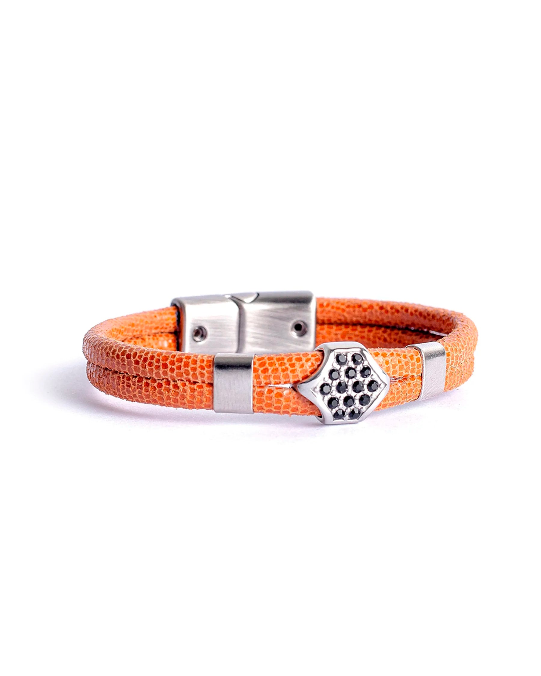PULSEIRA EM COURO SERPENTINE SUNSET