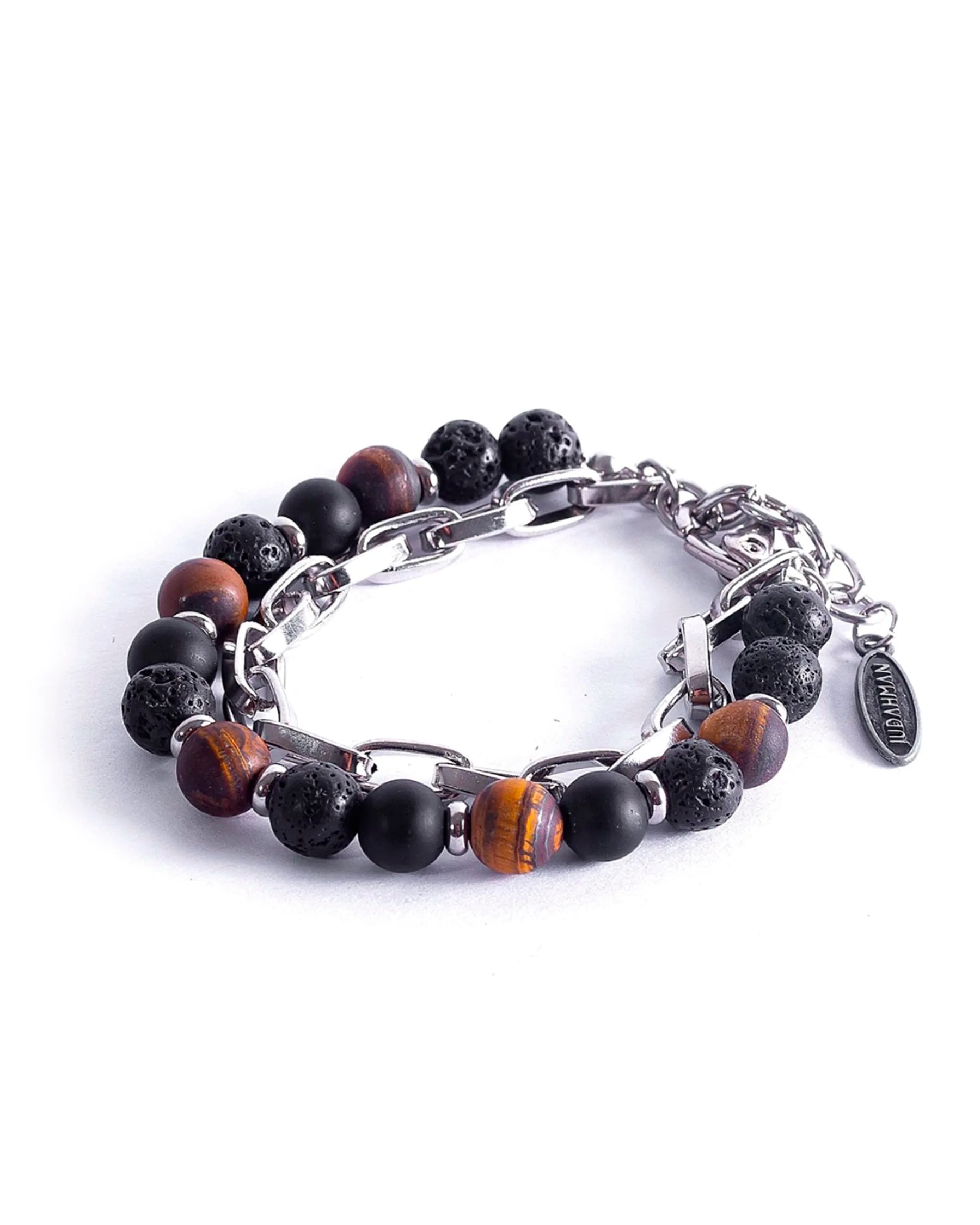 PULSEIRA EM PEDRAS NOIR LUXE