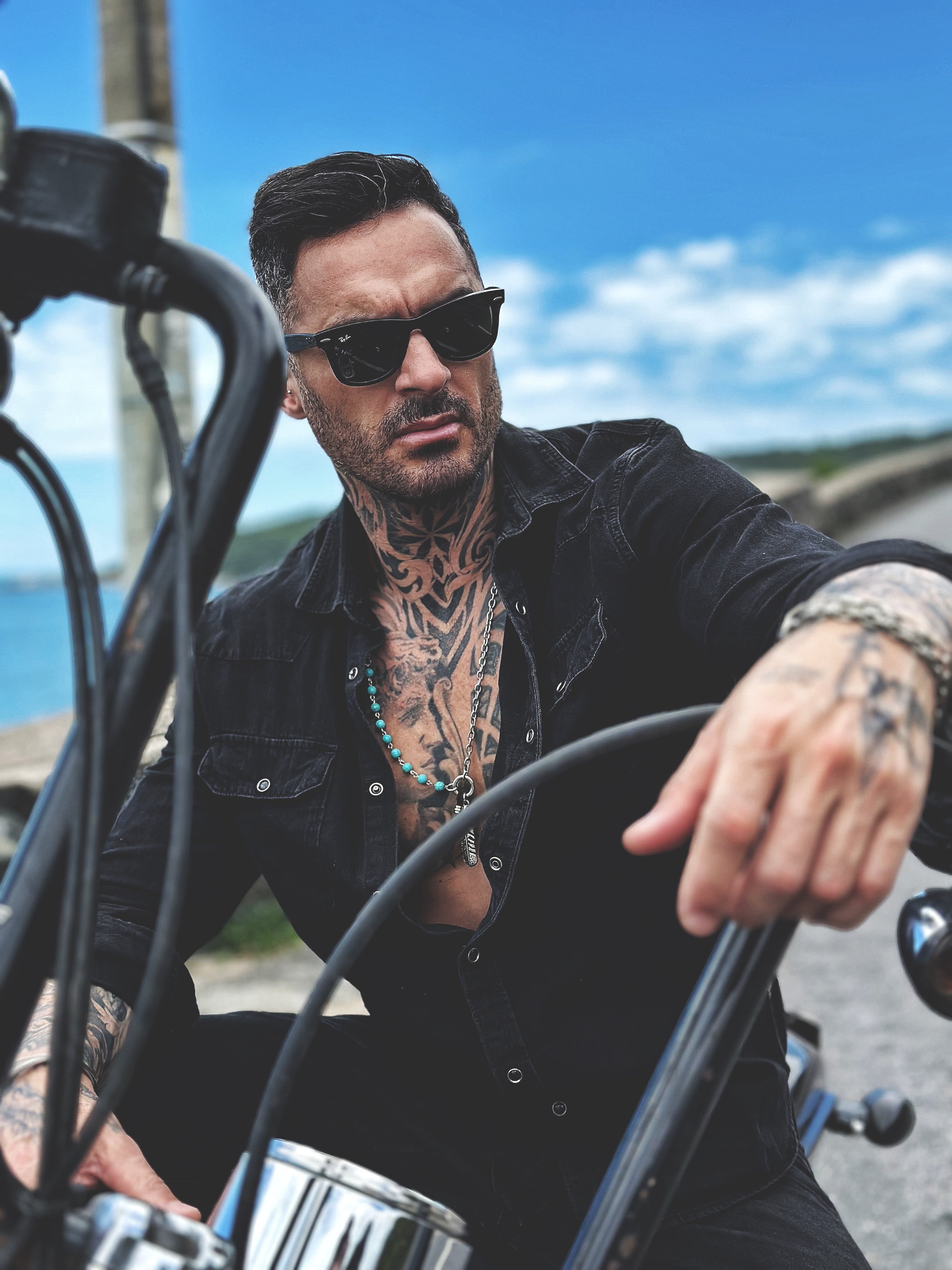 COLAR OPERA TURQUESA