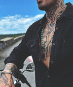 COLAR OPERA TURQUESA