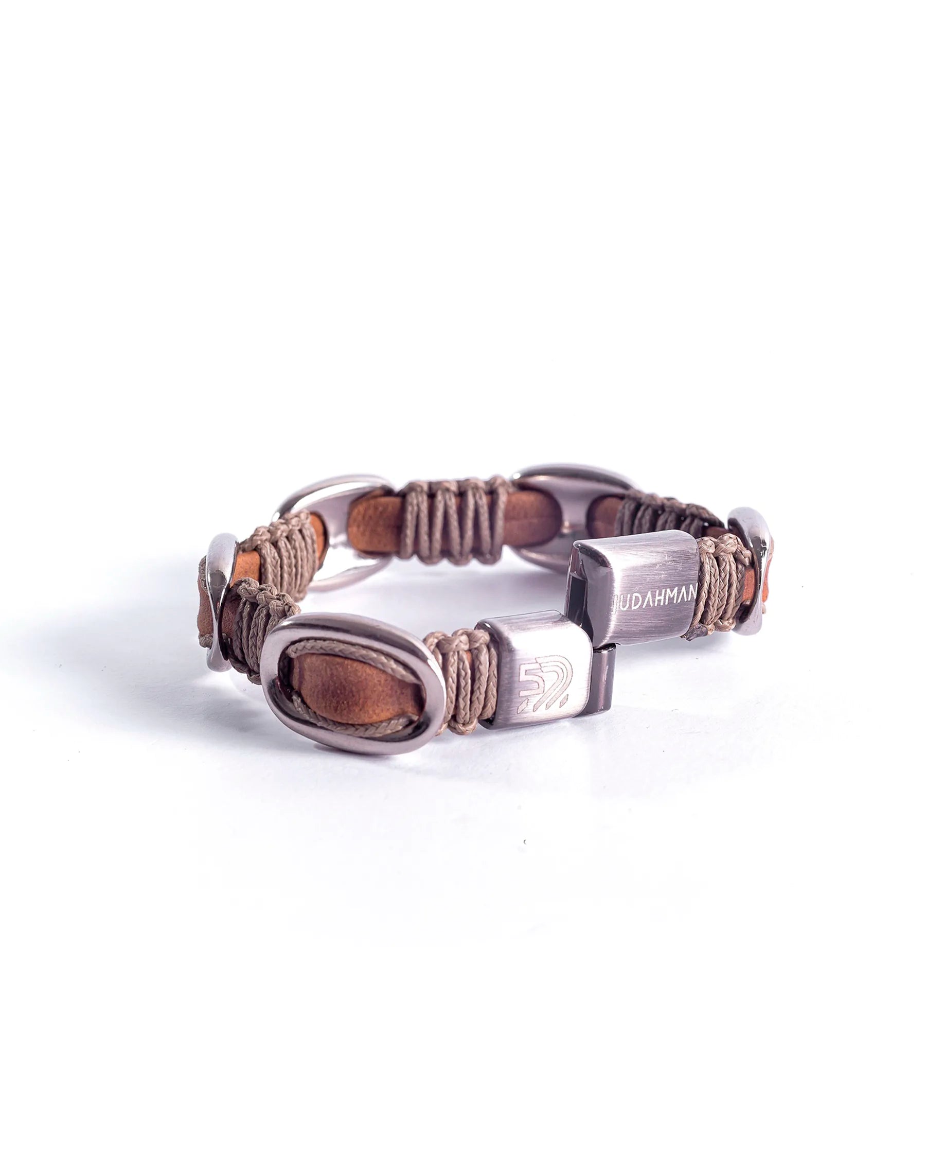PULSEIRA FORZA EM COURO CARAMELO