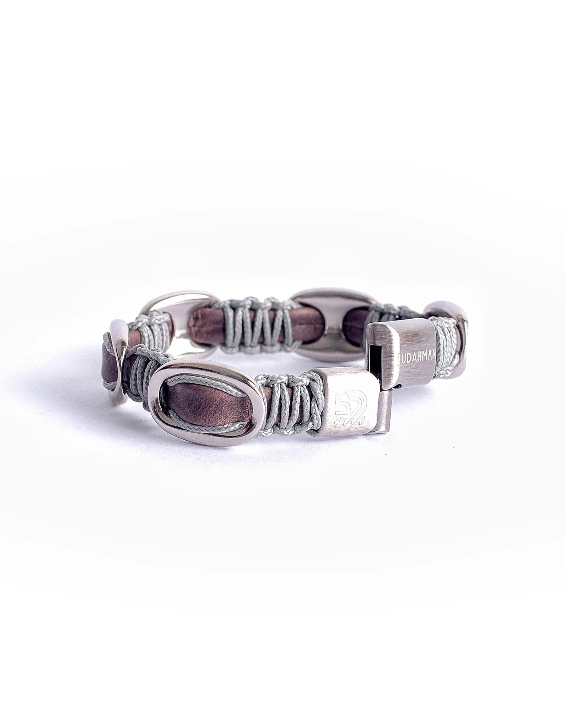 PULSEIRA FORZA EM COURO TABACO